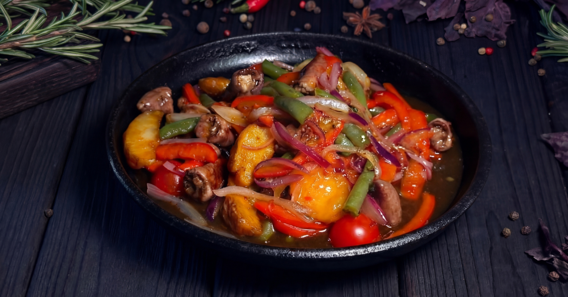 Фахитос с куриными сердечками